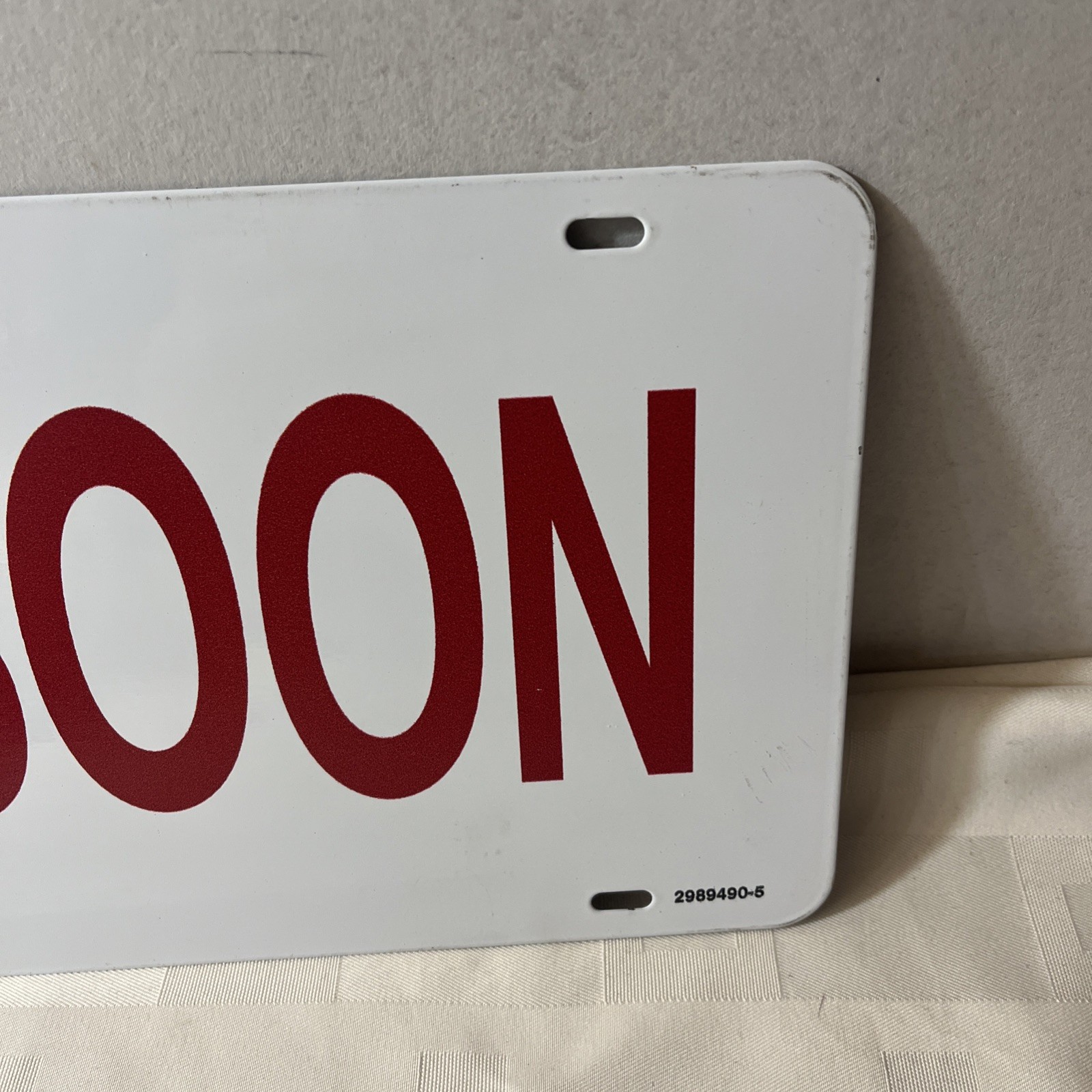 Double Sided Real Estate Metal Sign 18” X 6” Coming Soon Nice Shape