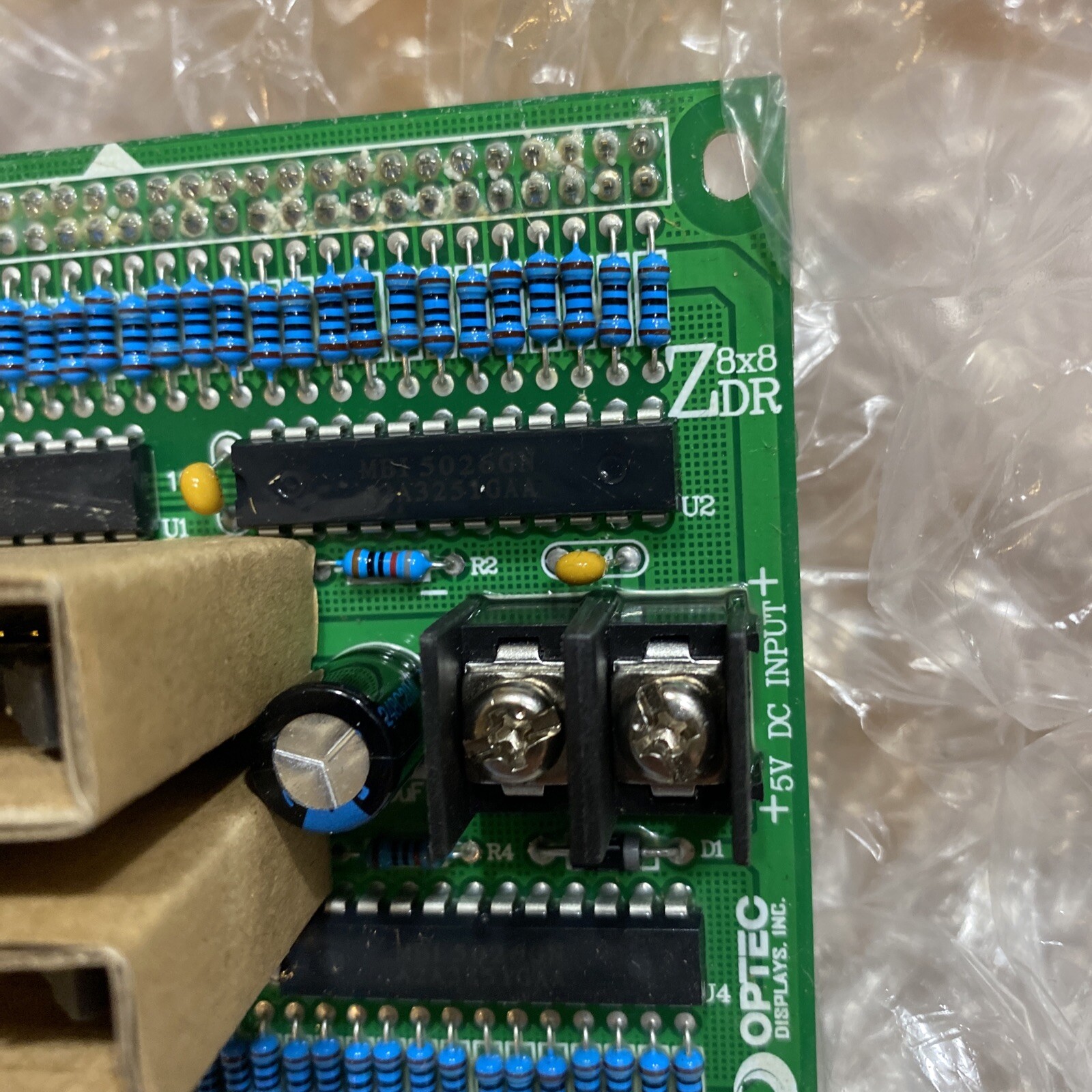 Optec Sign Driver 41zdrv17c0808mra.3 Input Output Control Board Zdr 8×8 Display