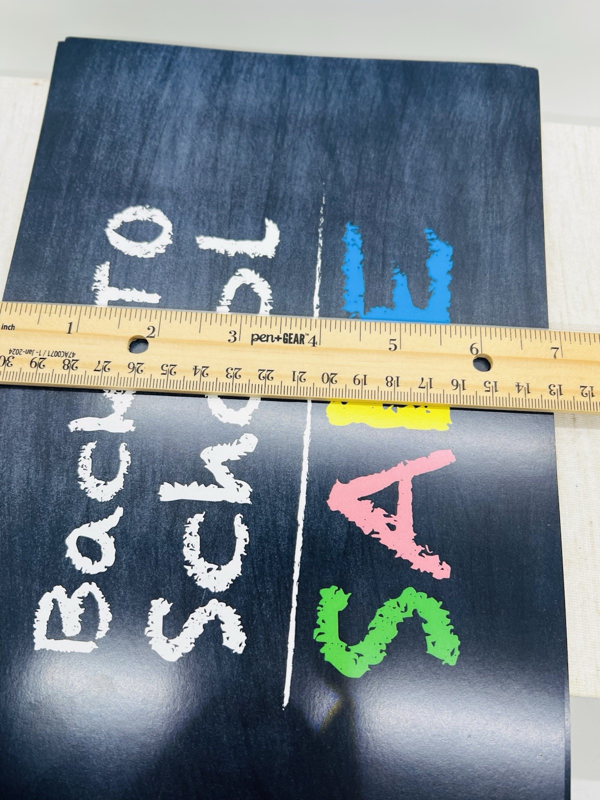 SALE Back To SCHOOL Price Sign Retail -11&Prime;w x 7&Prime;H NEW Chalkboard