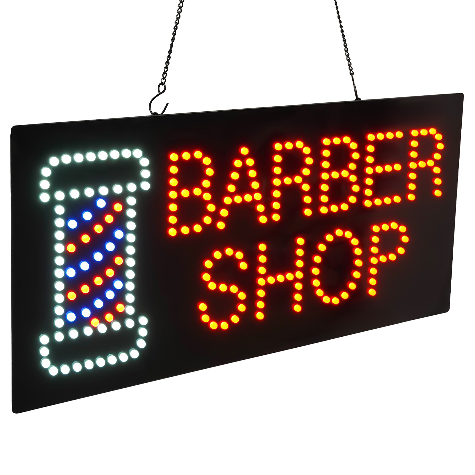 Barber Shop Sign LED Light Sign Business Sign Display 60*30cm/23.61&Prime; x 11.81&Prime;