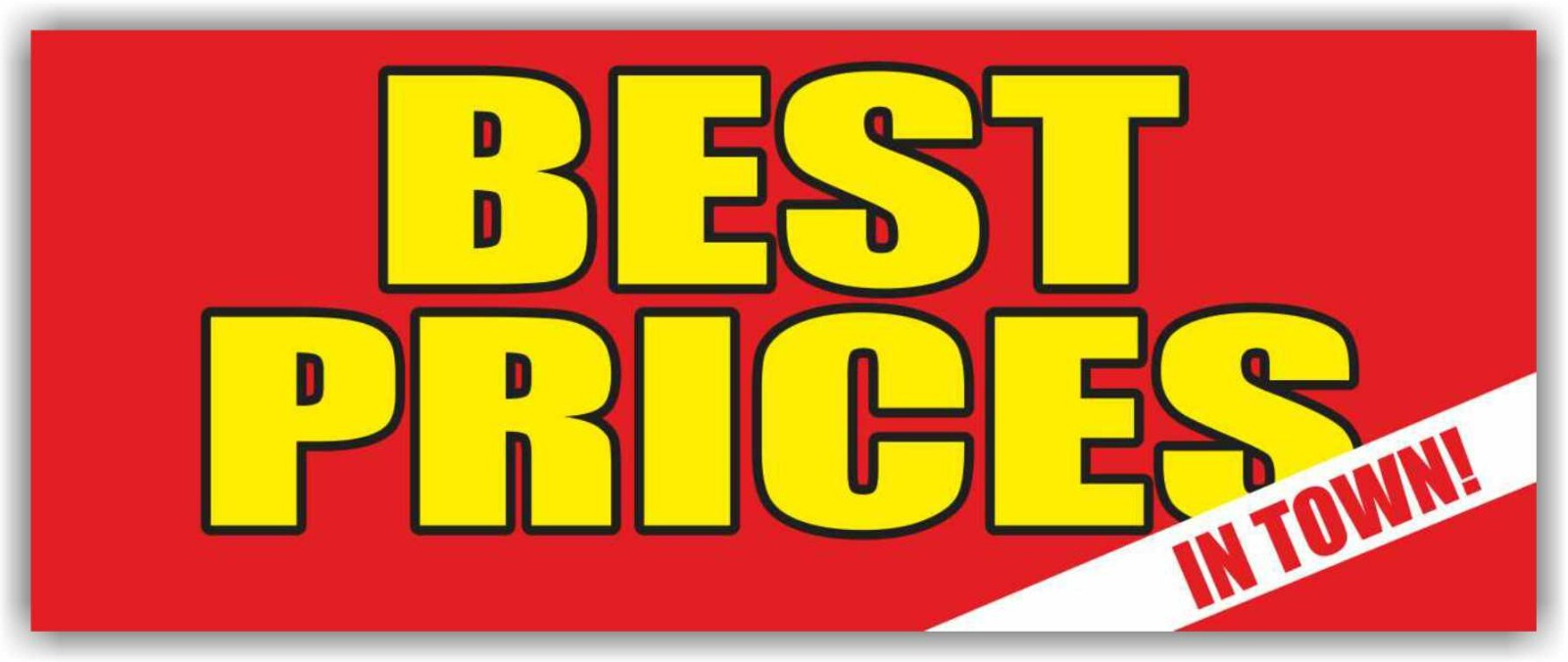 BEST PRICES IN TOWN Advertising Banner Vinyl Mesh Sign good fix sale best shop