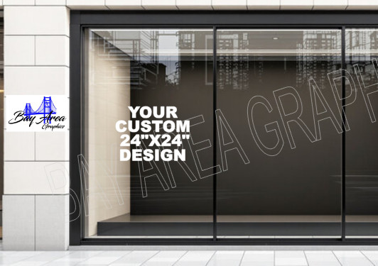 Custom Vinyl Lettering Storefront Window Decal Business Name Sign Sticker