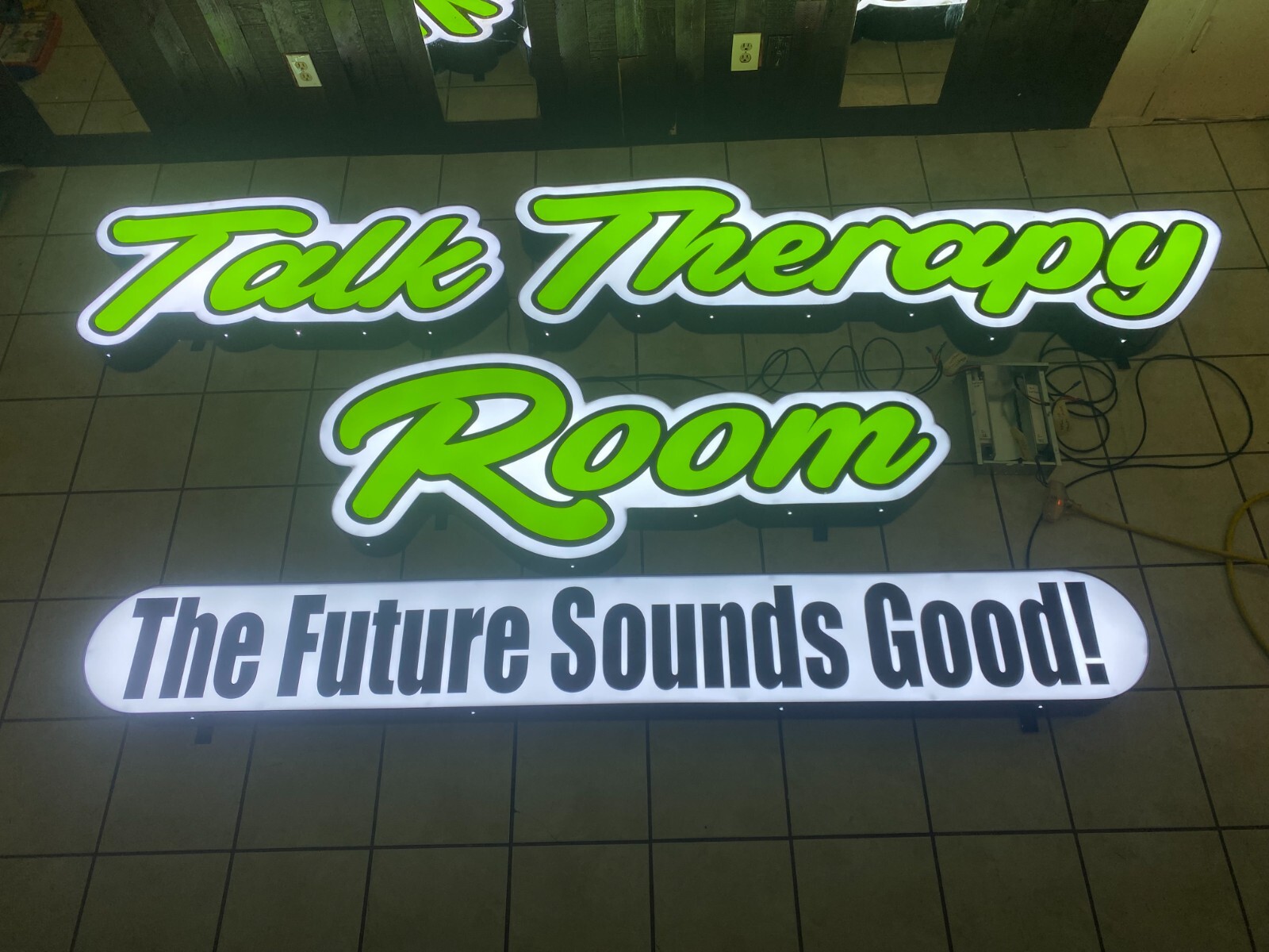 Custom Business Logo-LED Illuminated Cloud Signs