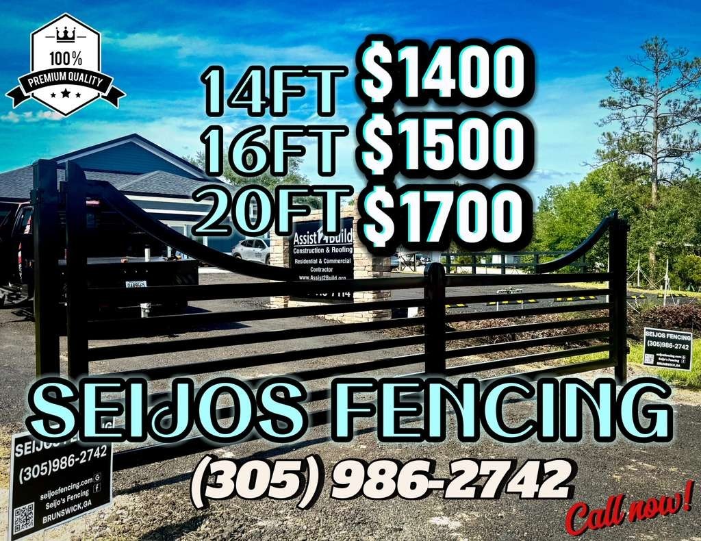 FARM GATES Driveway Entrance Gates available in 14&prime;, 16&prime; 20&prime; and 26&prime; Bi-Swing.