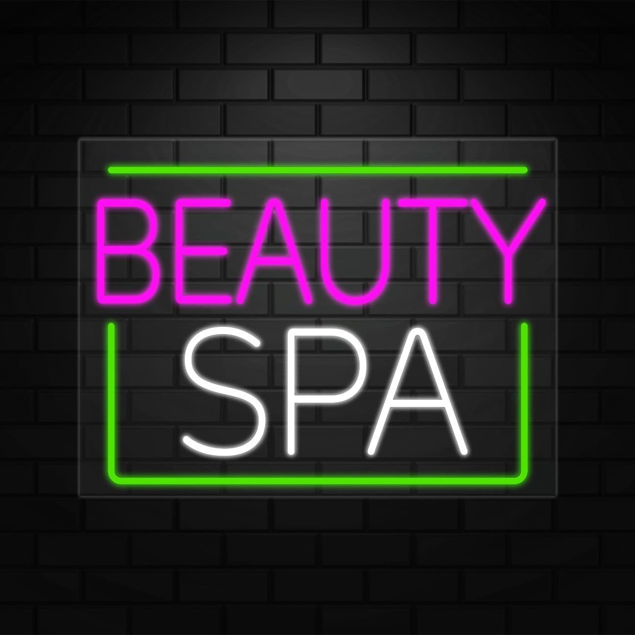 Beauty SPA Neon Sign for Retail Displays | LED Flex Neon | 24&Prime;W x 18&Prime;H x 1&Prime;D