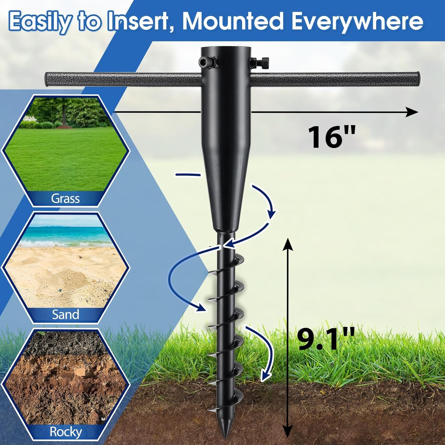Estate Sign Posts, 7FT Tall Metal Real Estate Sign Posts for Sale Yard Signs up