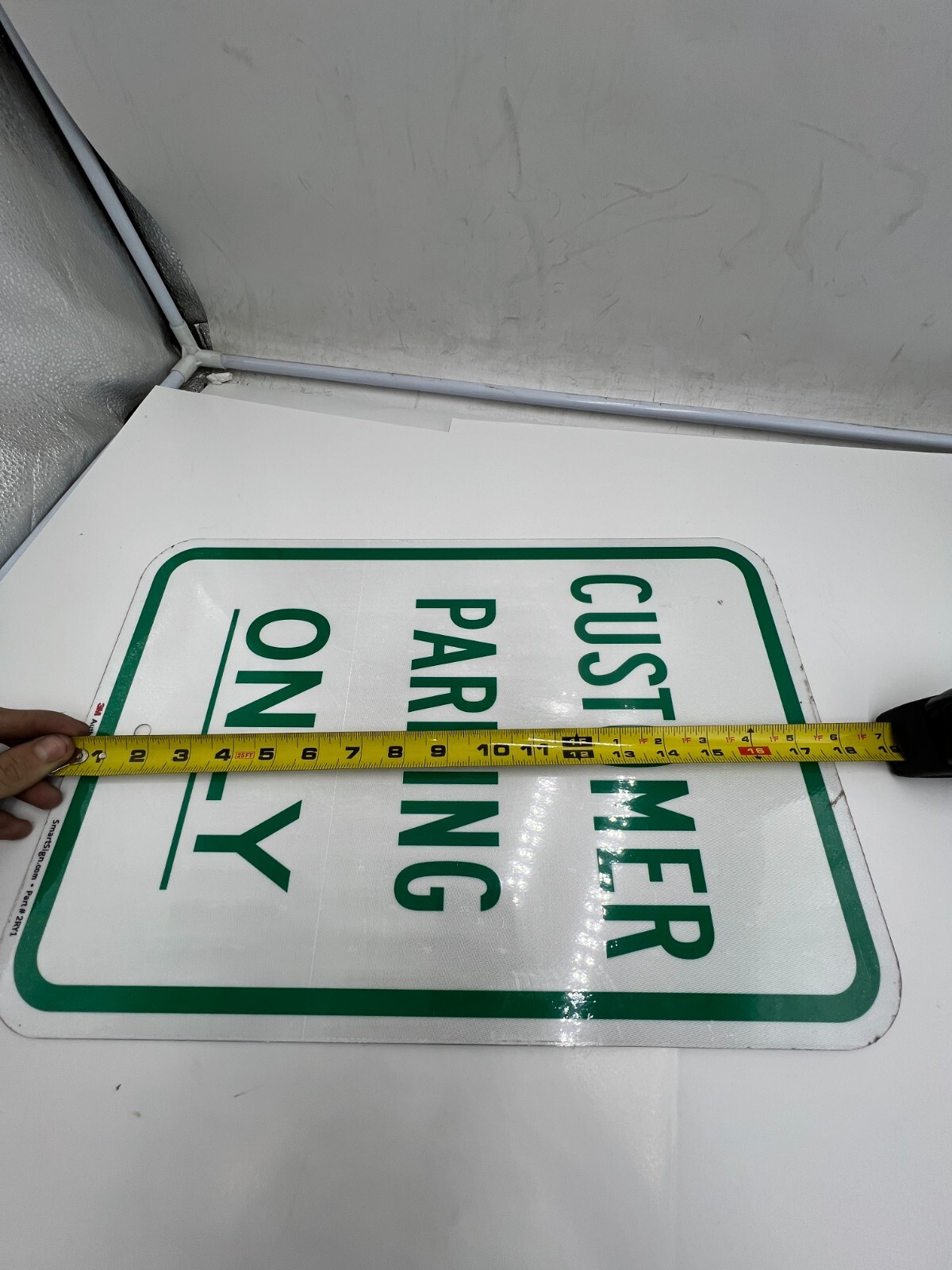 SmartSign 2RY1 Customer Parking Only Sign 12&Prime; X 18&Prime; Metal