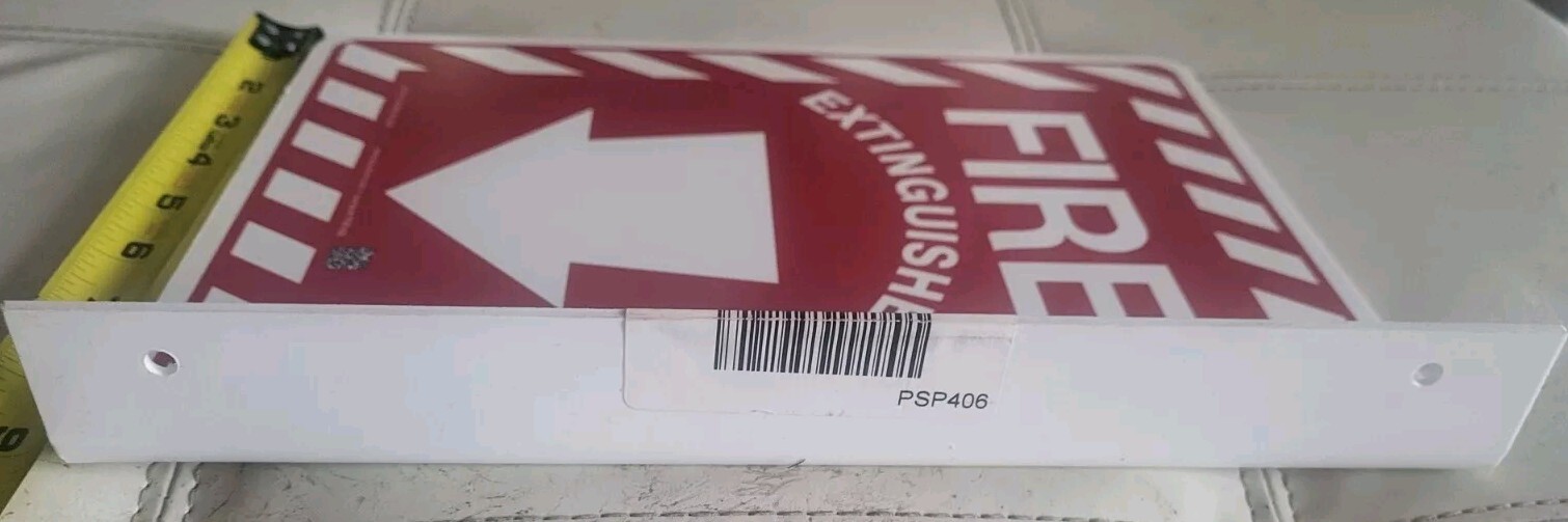 New Fire Extinguisher Sign Accuform # PSP406