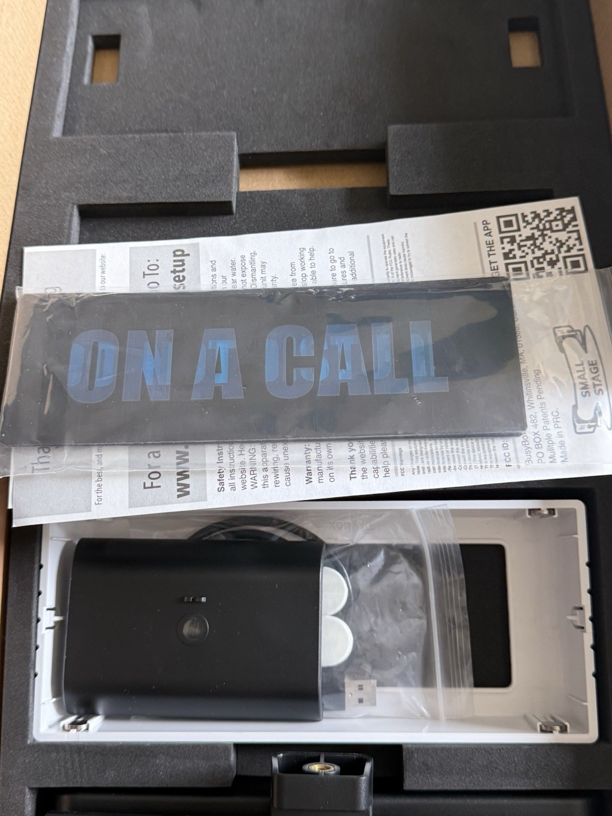 BusyBox Smart Sign – Standard Bluetooth Do Not Disturb Sign