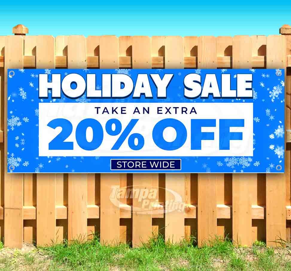 HOLIDAY SALE 20% OFF Advertising Vinyl Banner Flag Sign Many Sizes USA DEALS