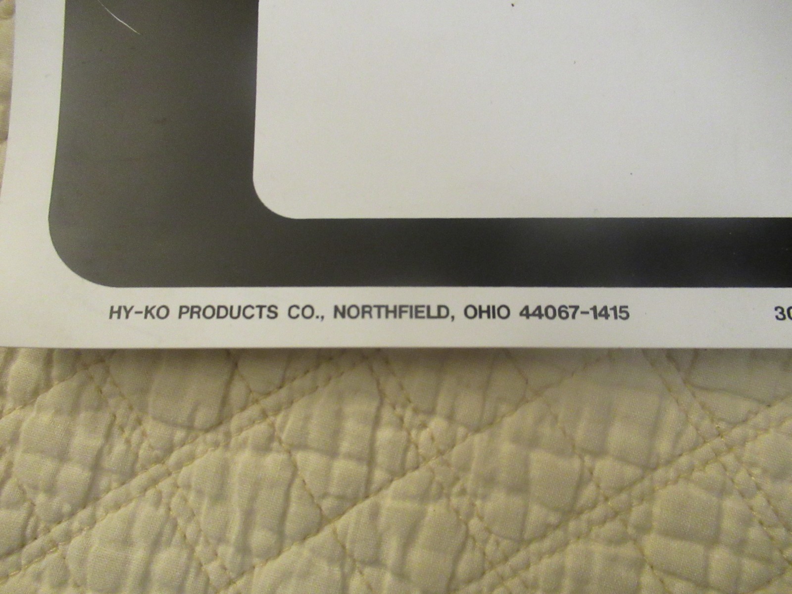Yard Sale Sign (Hy-Ko Products Co.)