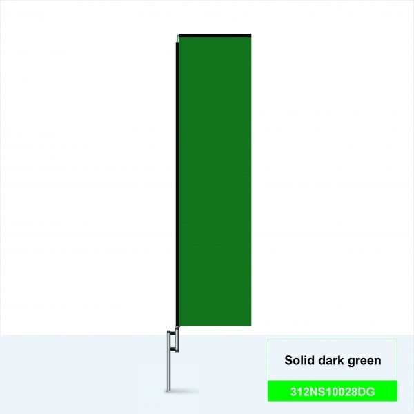 12ft Solid Color Boomer Rectangle Banner Flag Business Advertisement Sale Event