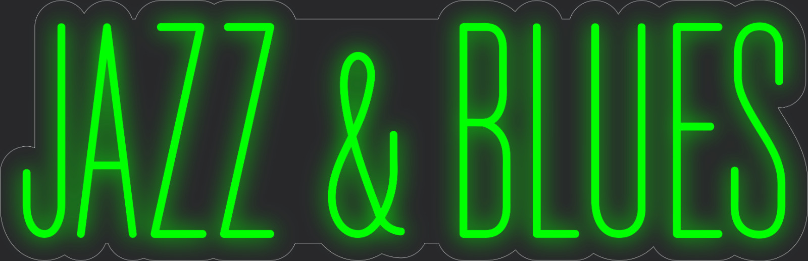 Jazz blues Neon LED Sign Business Wall Decor Lighted Store Sign 36 x 11 in.