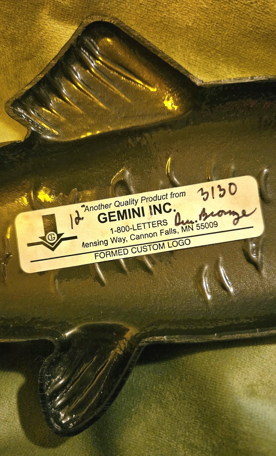 12&Prime; Custom Gemini Inc. Trout Wall Signage