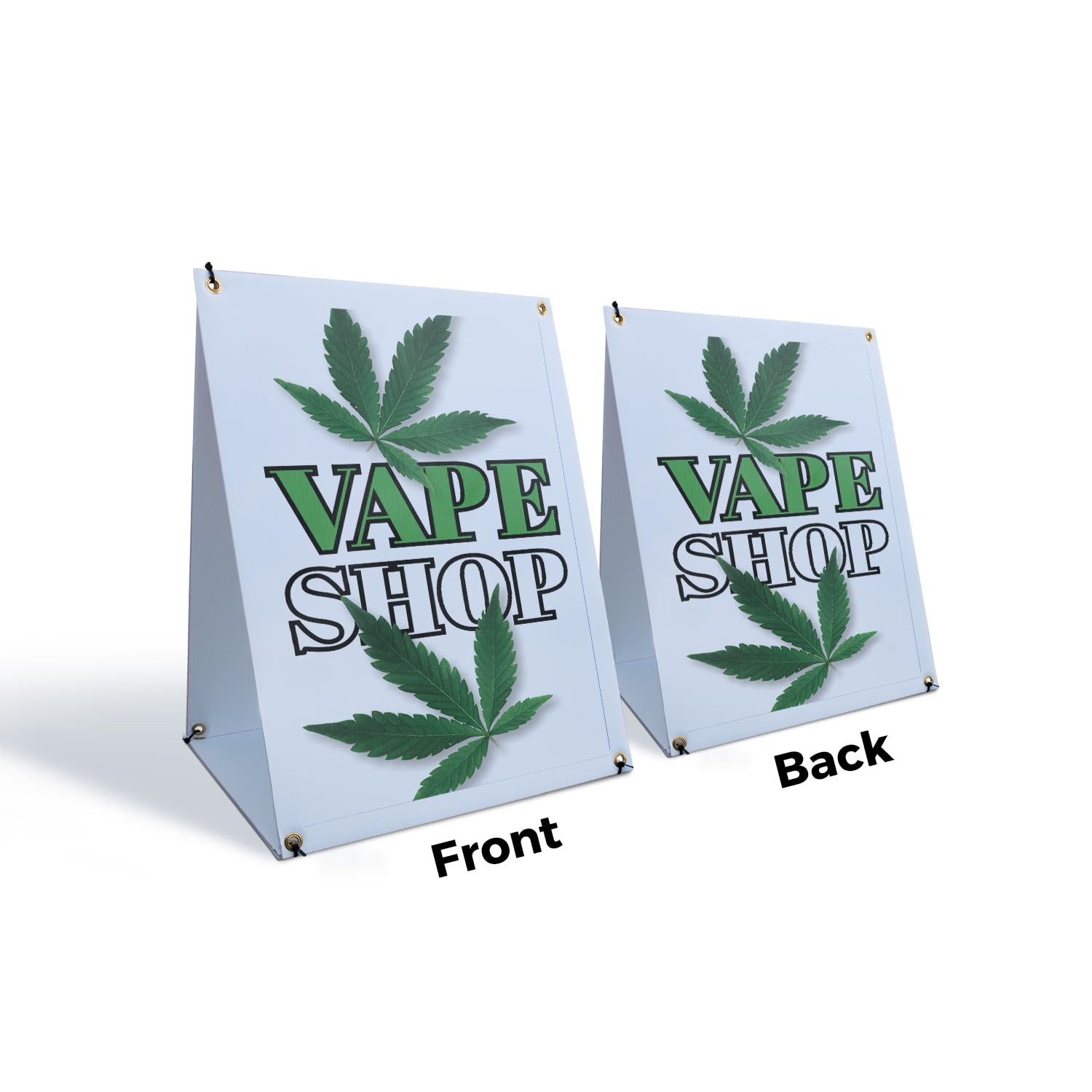 Signmission Vape Shop Sidewalk Sign 24 Inch X 36 Inch A-Frame Images On Both