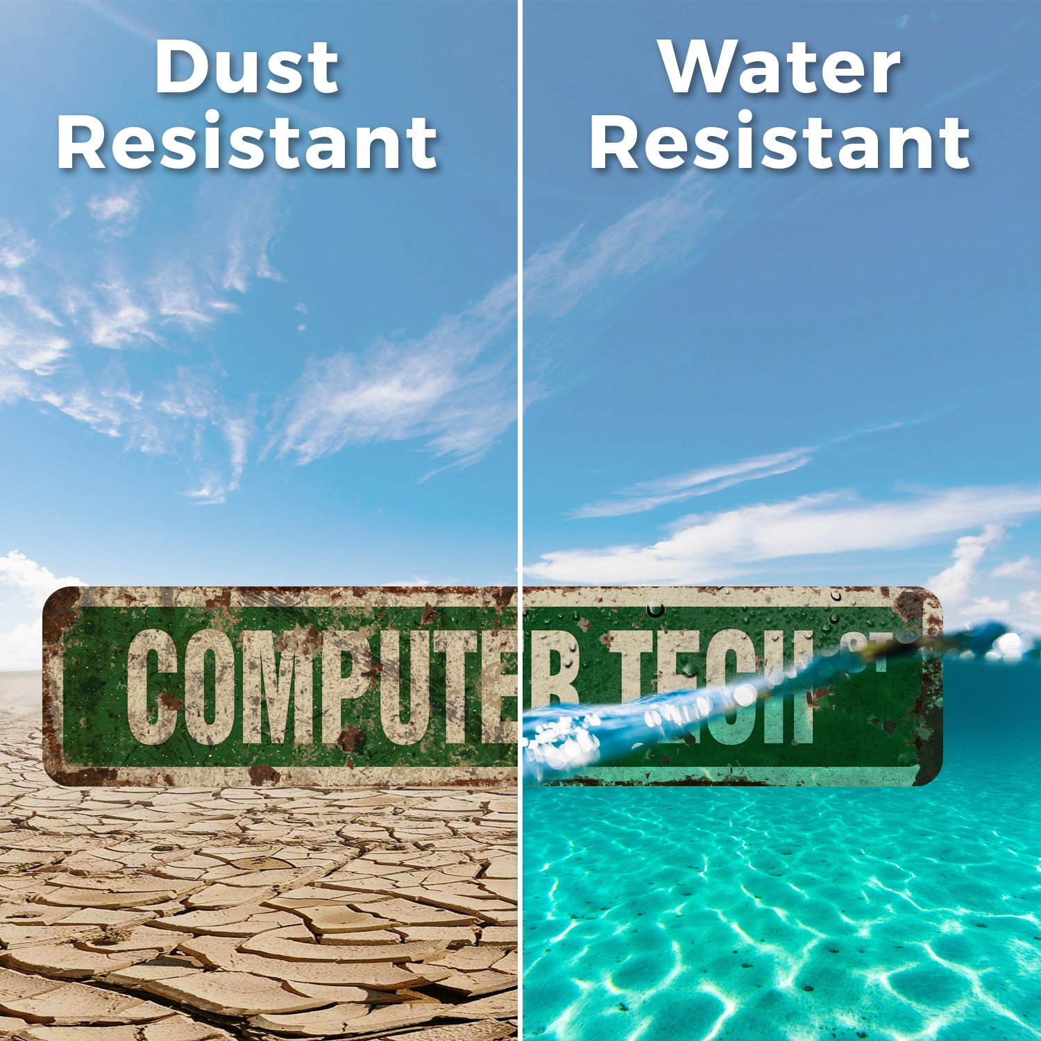 COMPUTER TECH Vintage Style Street Sign Metal Road Sign geek repair fix apple pc
