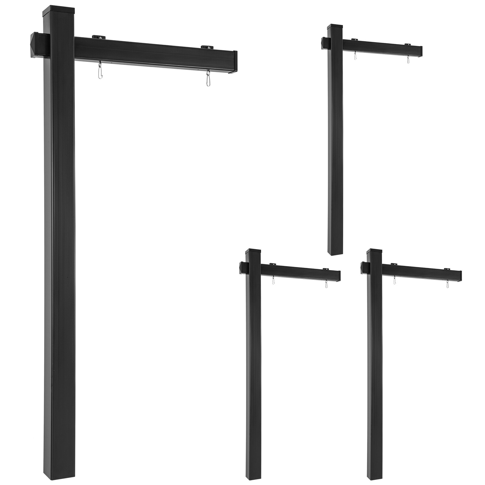 4PCS 6FT Realtor Yard Sign Post w/ Steel Stake for Garage Sale Rent Open House
