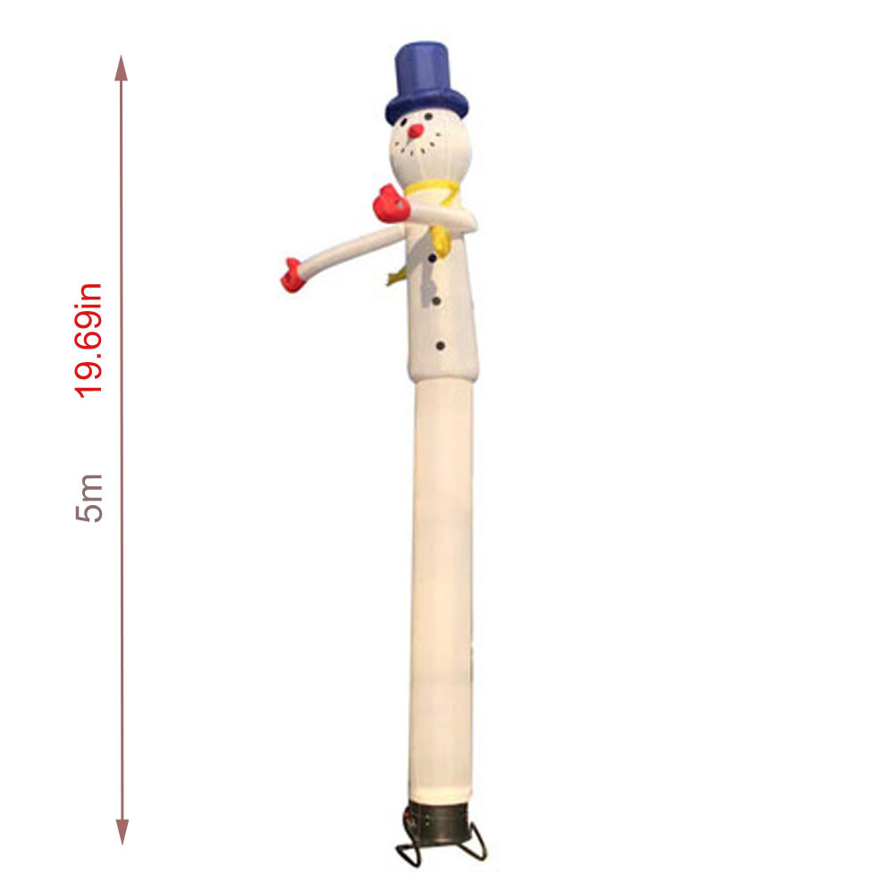 16ft Inflatable Advertising Air Wind Tube Puppet Sky Wavy Man Dancer (No Blower)