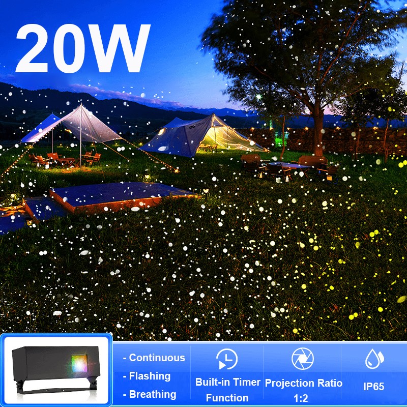 Colorful Waterproof Outdoor LED GOBO Dynamic Firefly Laser Projector Sign Light