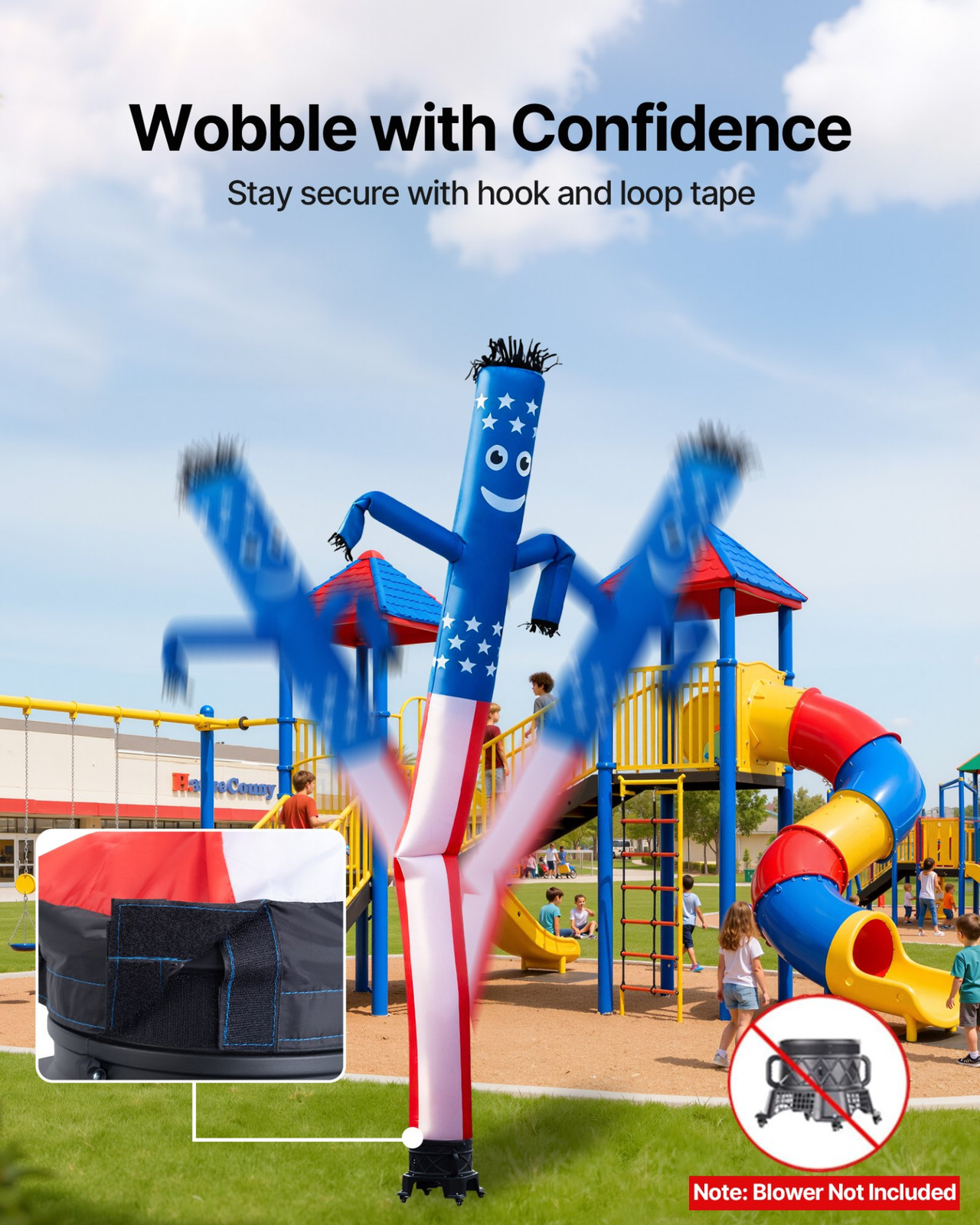 20ft Inflatable Tube Man Wacky Waving Air Dancer Advertising (No Blower)