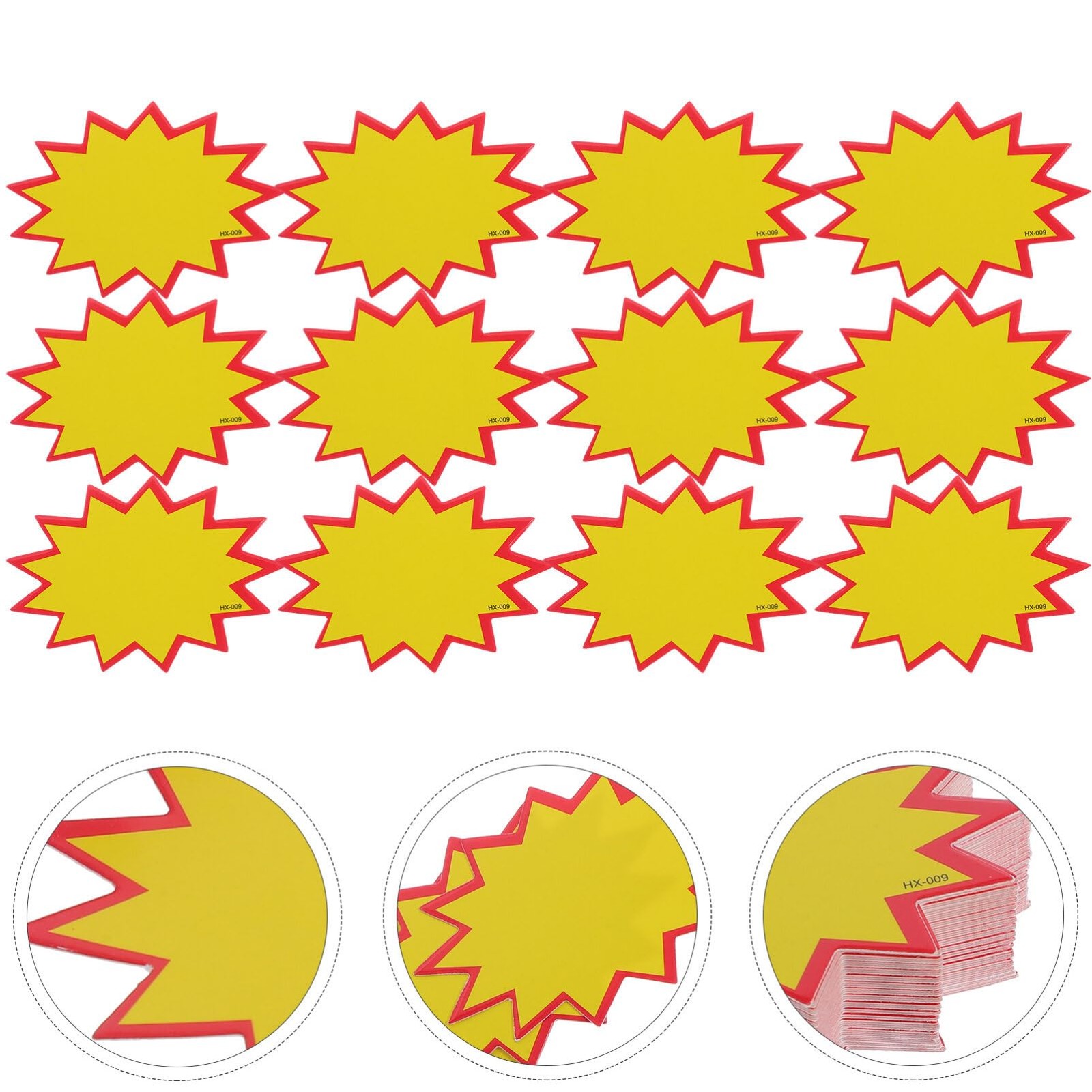 200Pcs Star Burst Signs, 2.75×1.97in Blank Sale Price Tags, Star Retail Sale …