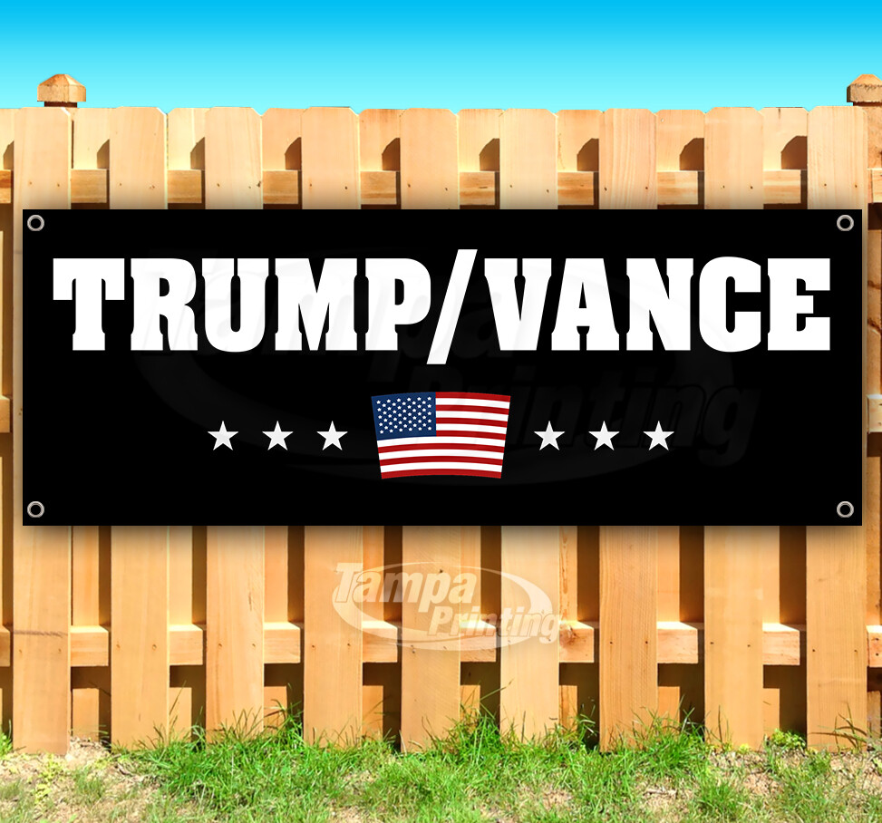 TRUMP VANCE 2024 MAGA FJB Banner Flag Sign Vinyl SB00051