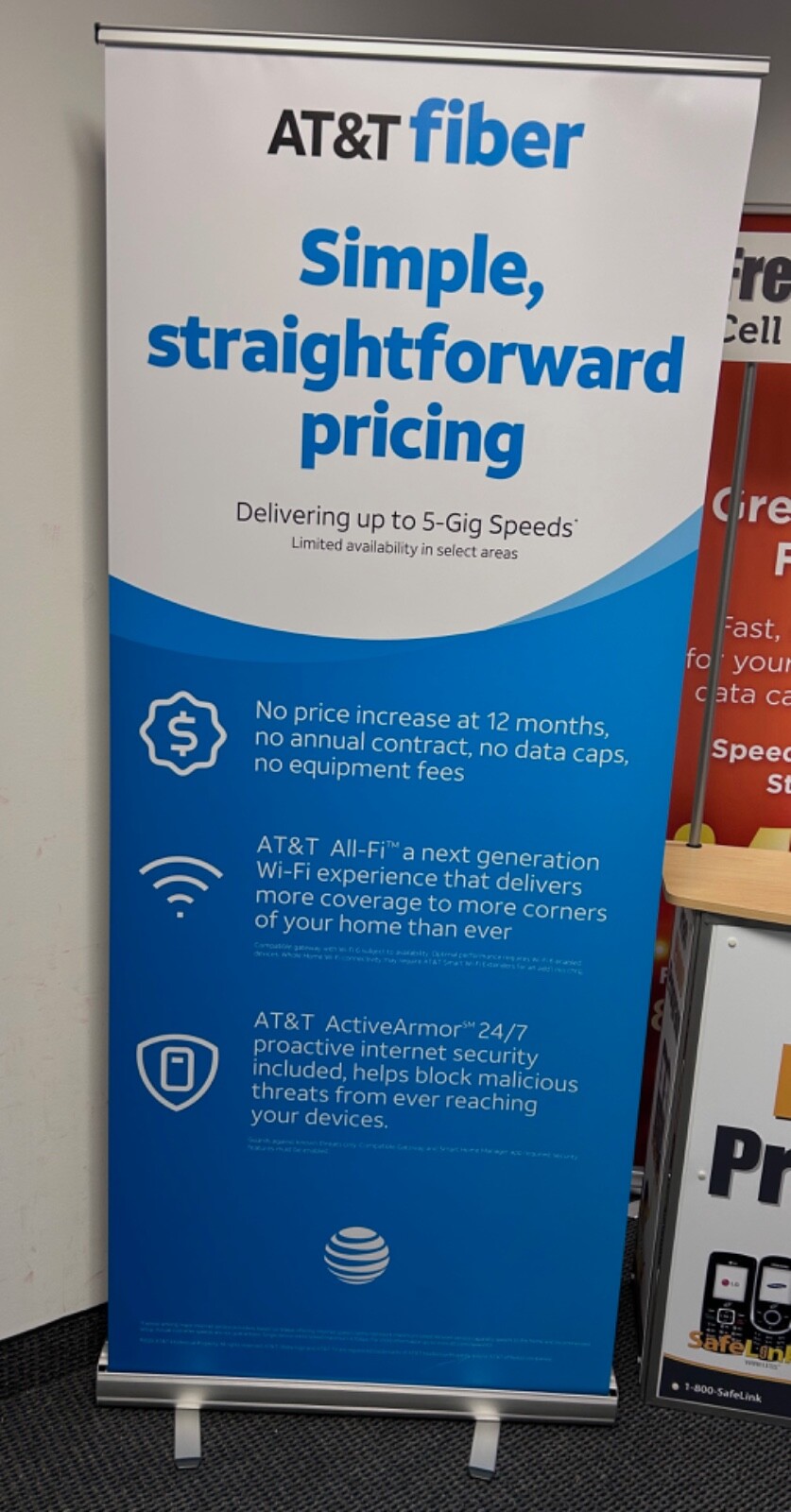 AT&T Popup Display Banner (Retailer)