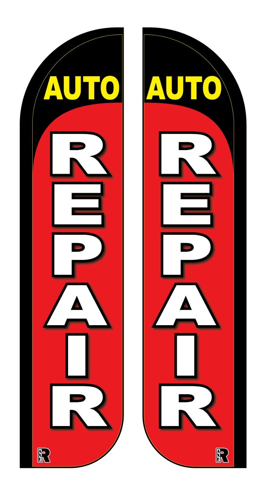 AUTO REPAIR Advertising Promotional Feather Flag Windless Flutter Banner!