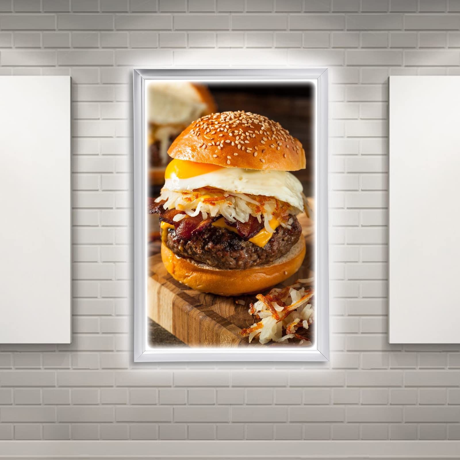 24&Prime;x36&Prime; LED Light Box Backlit Movie Poster Art Picture Frame Advertising Display