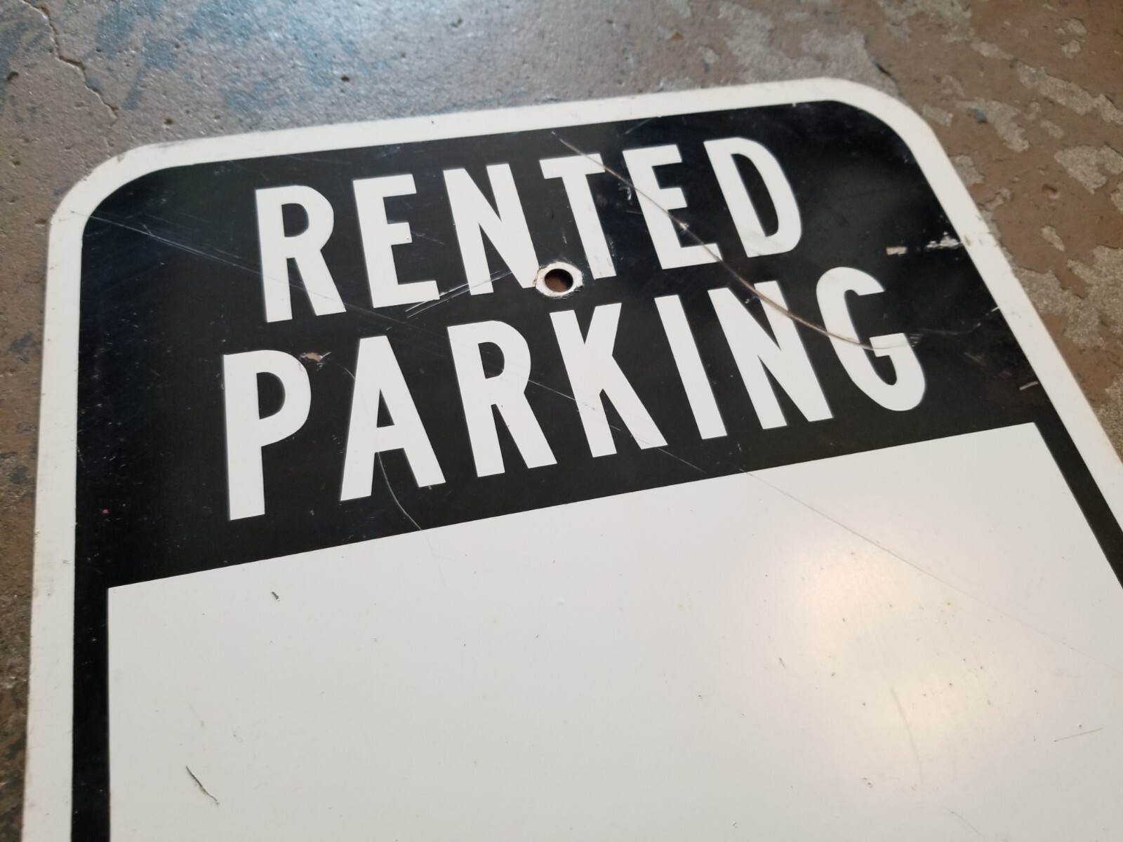 Retired Rented Parking &lsquo;Dr. Smith&rsquo; Metal Aluminum Sign Size 12”x 18”