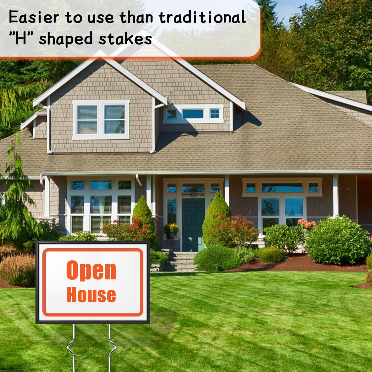 18-Pack Heavy Duty Stainless Steel Yard Sign Stakes – Adjustable 13 » Holders