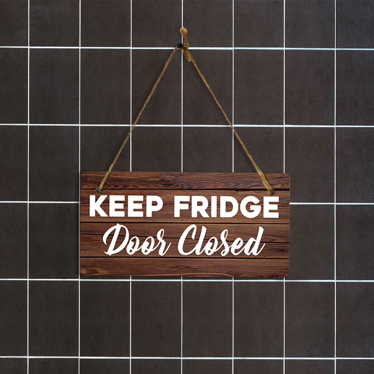 Keep Fridge Door Closed 5×10 Hanging Plus Sign | Home & Office Decor