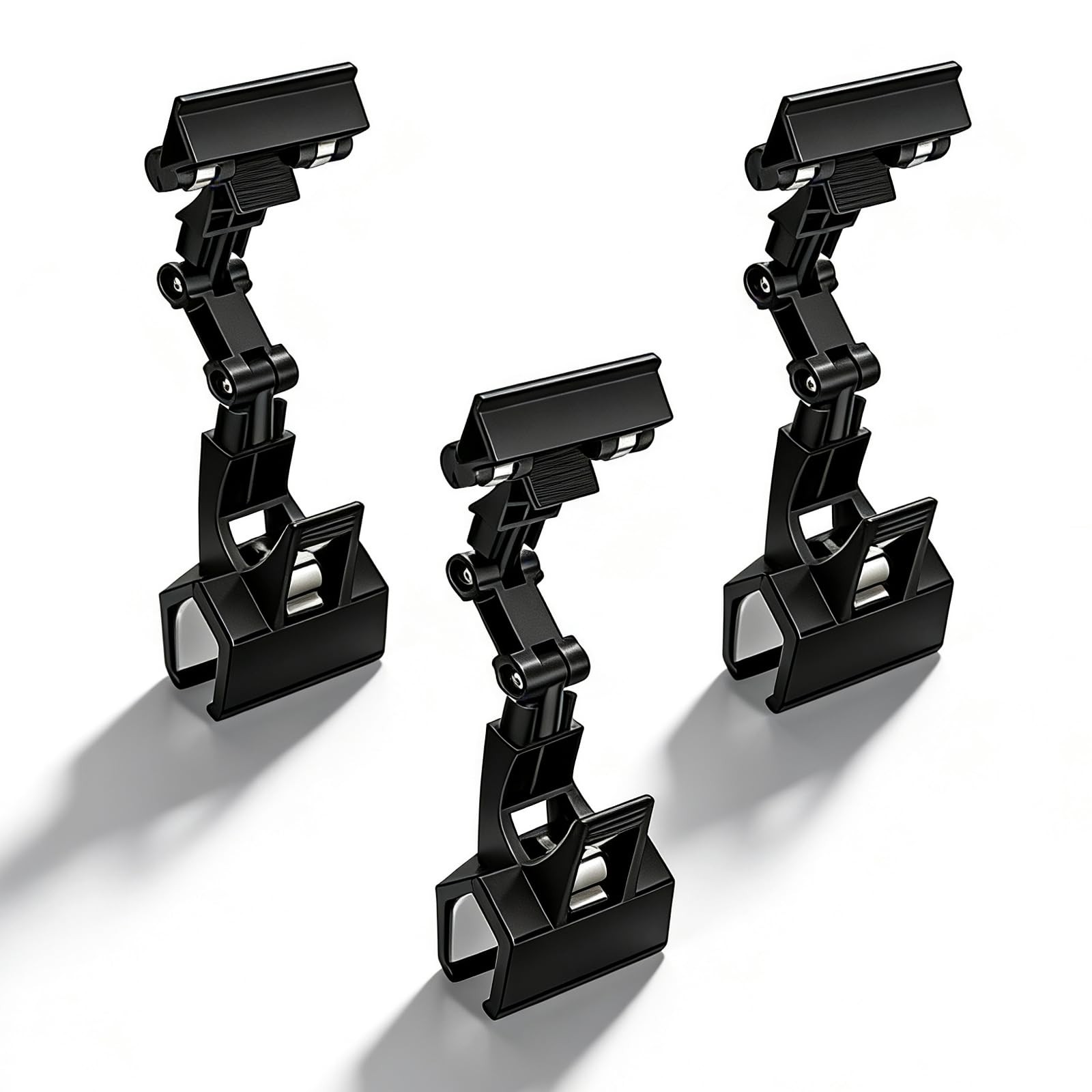 YOWPEY 3pcs Sign Clips Clip Holder Paper for Black