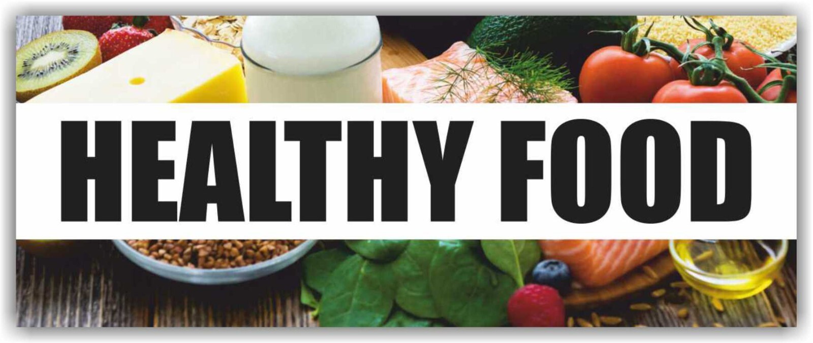 HEALTHY FOOD Advertising Banner Vinyl Mesh Sign fresh fruits smoothie tea bar