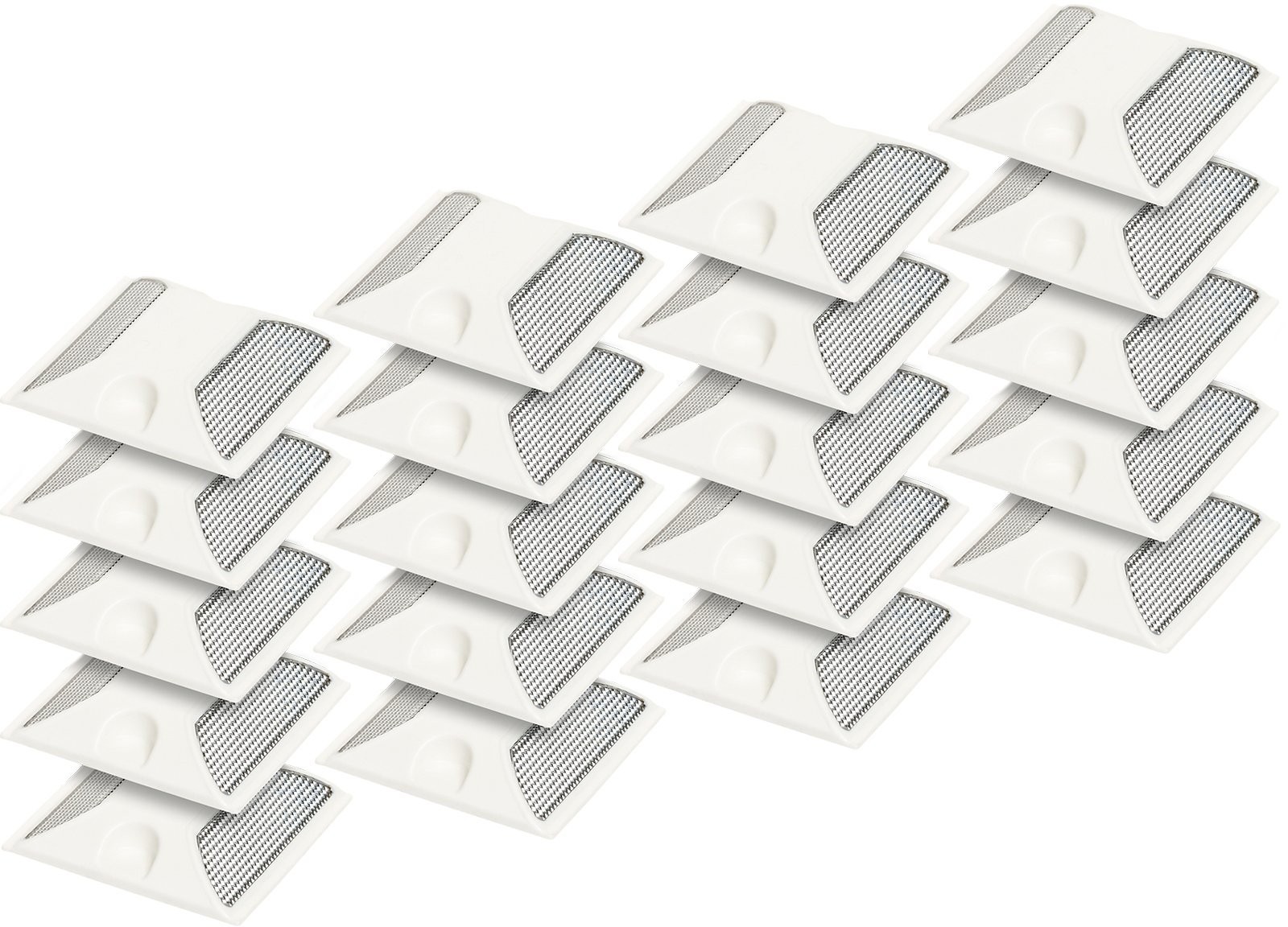 20 Pack Reflective Road Marker Pavement & Driveway White Safety Cone Comercial