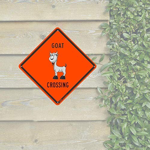 PetKa Signs and Graphics PKAC-0355-NA_10x10&Prime;Goat Crossing » Aluminum Sign, 10&Prime; x