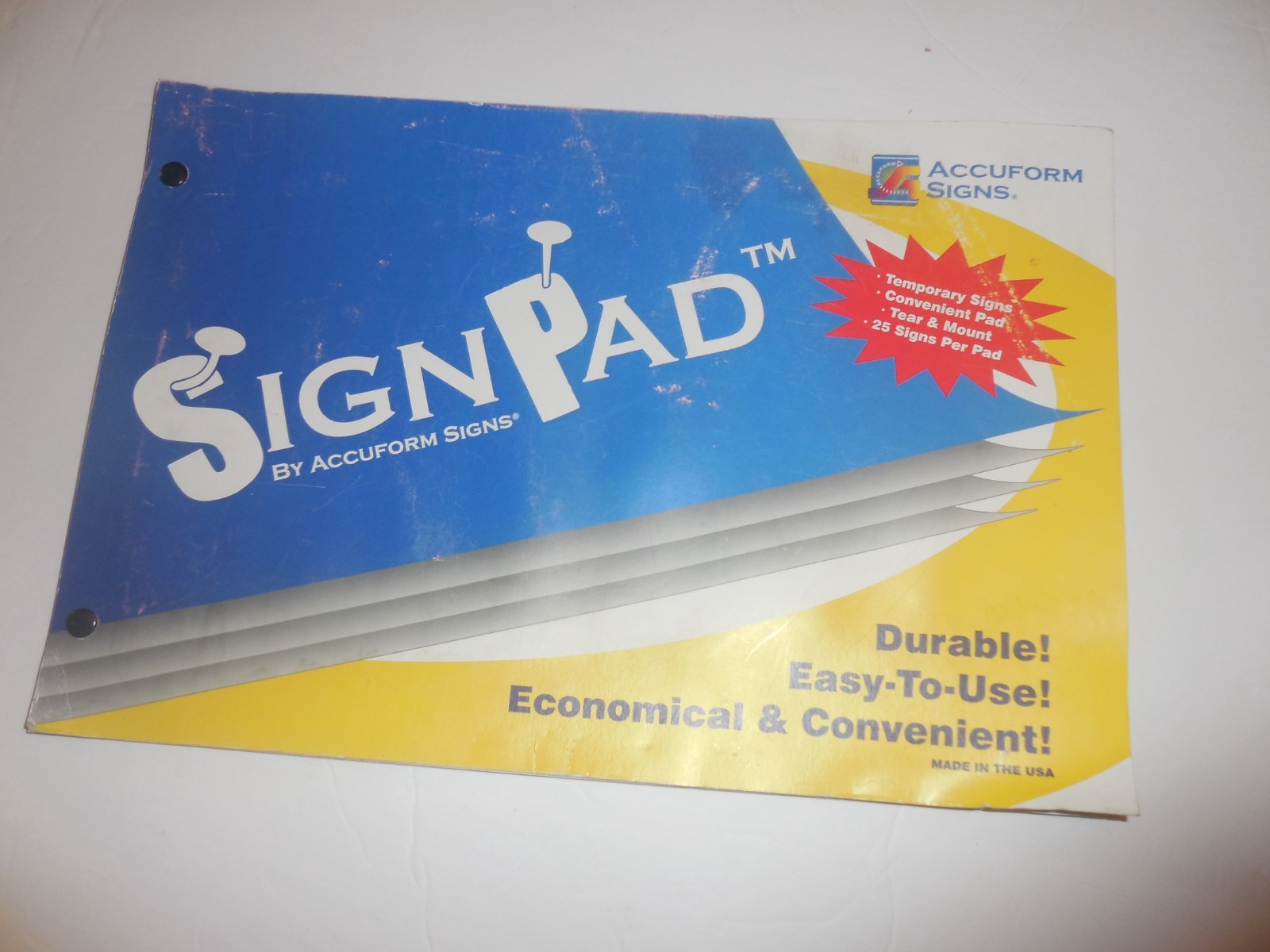 NEW PRE OWNED ACCUFORM FIRE EXTINGUISHER SIGNS – 25 TOTAL – PF CARDSTOCK