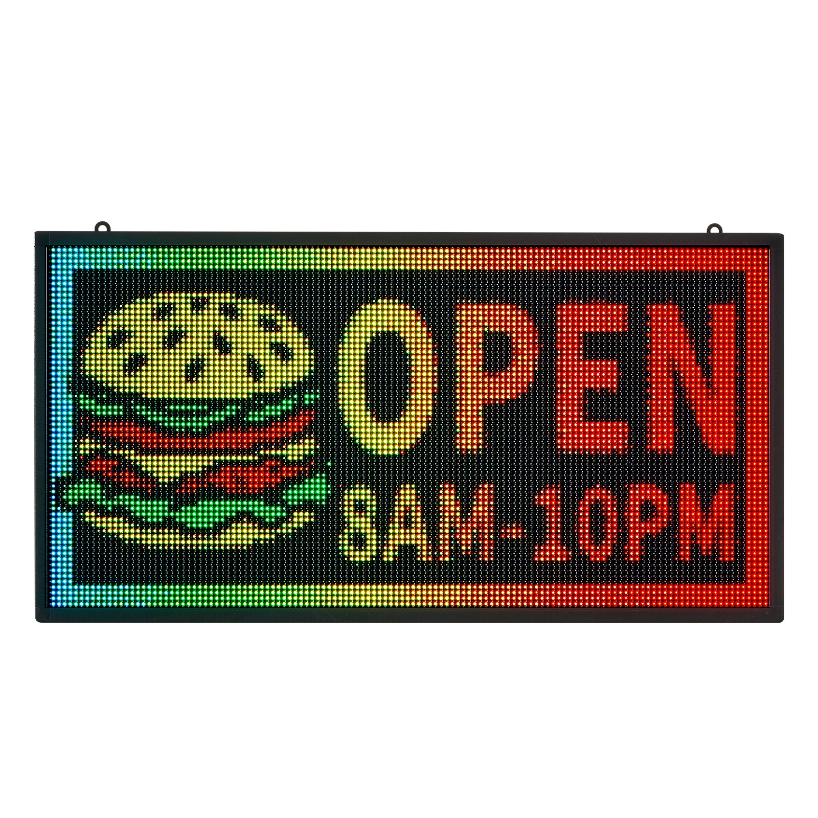 VEVOR 27&Prime;x14&Prime; Programmable LED Sign Scrolling Display Board P5 Full Color