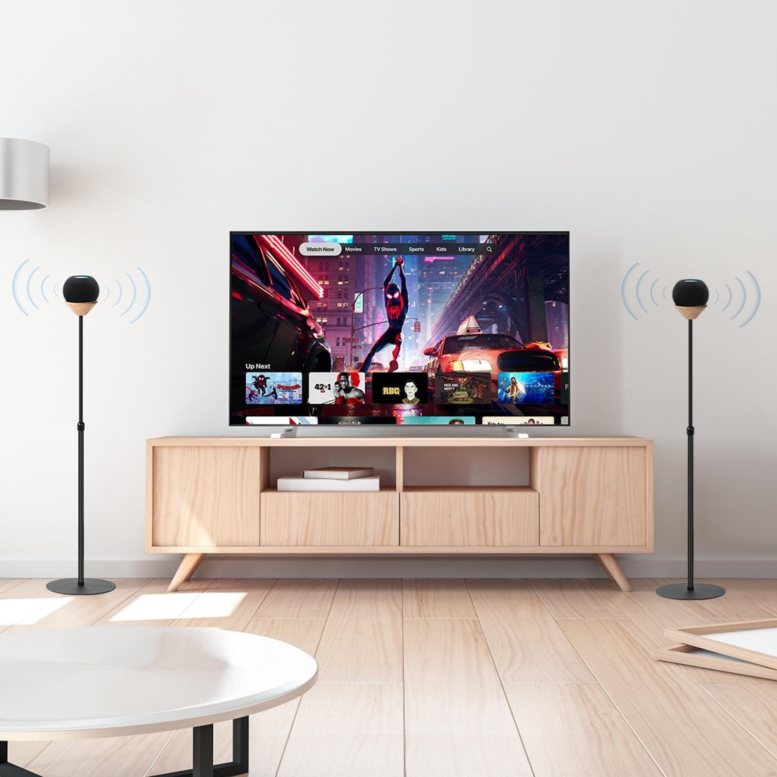 Floor Stand is Suitable for Homepod Mini, with Adjustable Height, Safety, Sta…