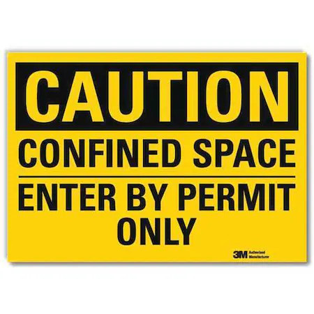 Lyle U4-1140-Rd_10X7 Safety Sign, 7 In Height, 10 In W, Reflective Sheeting,