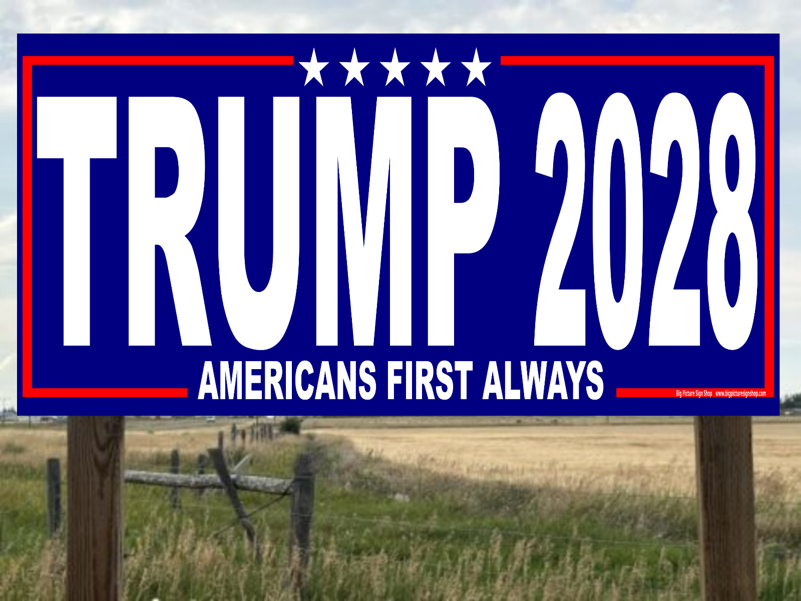 VANCE TRUMP 2028 -HUGE Banners-3 Choices Rd Wh Blu-45 Sizes-USA