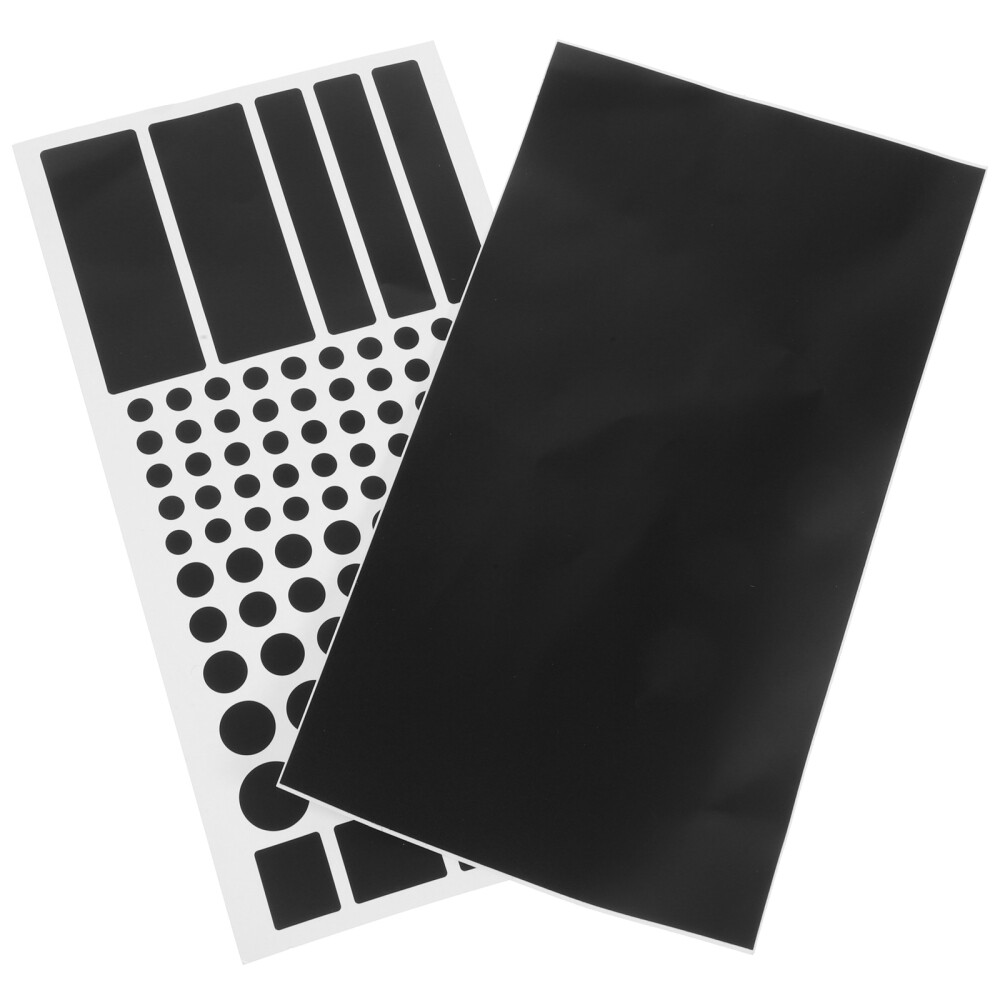 2 Sheets LED Light Shielding Sticker Dimming Tape Blocking Stickers Router TV