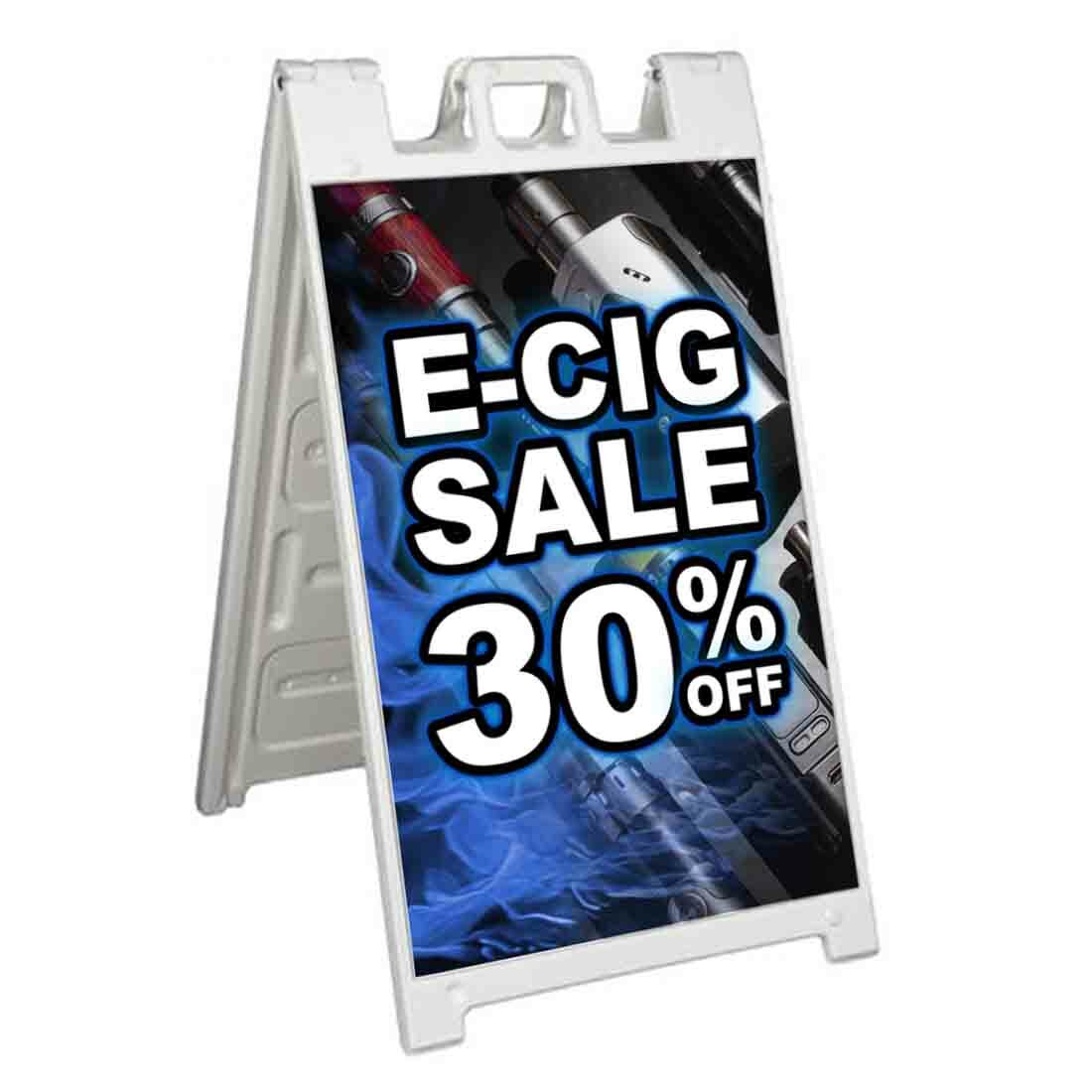 VAPE SALE 30% OFF Signicade 24×36 Aframe Sidewalk Sign Banner Decal DISCOUNT