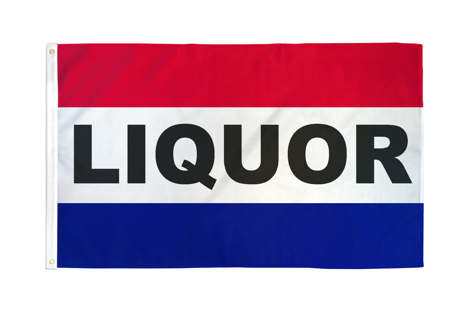 Liquor Flag 3x5ft Liquor Banner Bandera Bebidas Drinks Concessions Flag