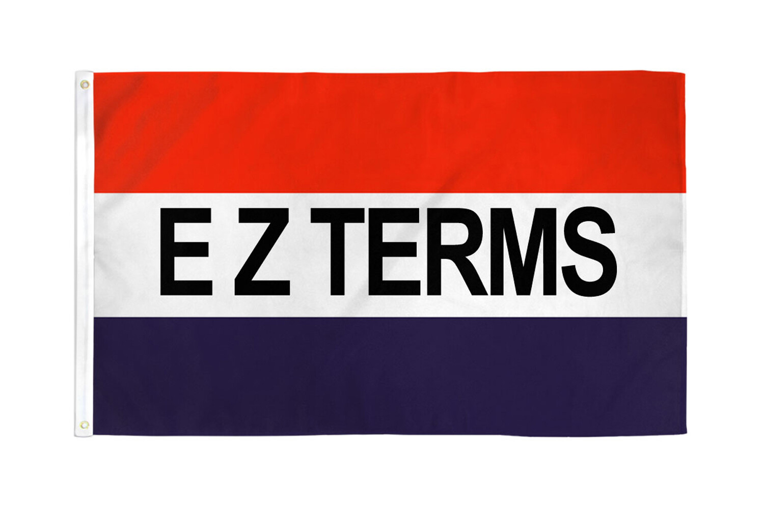 EZ Terms Flag 3x5ft We Finance Banner Sign Financing Flag Easy Terms Flag