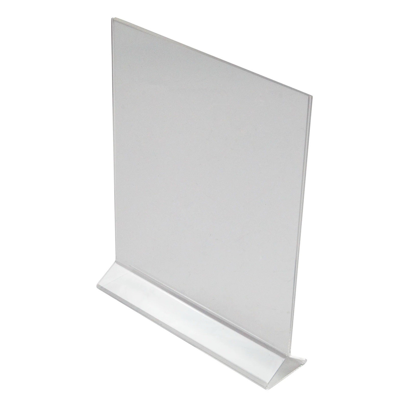 NEW Acrylic Restaurant Sign Holder 8 x 11 Inches, Clear Menu Stand, Vertical