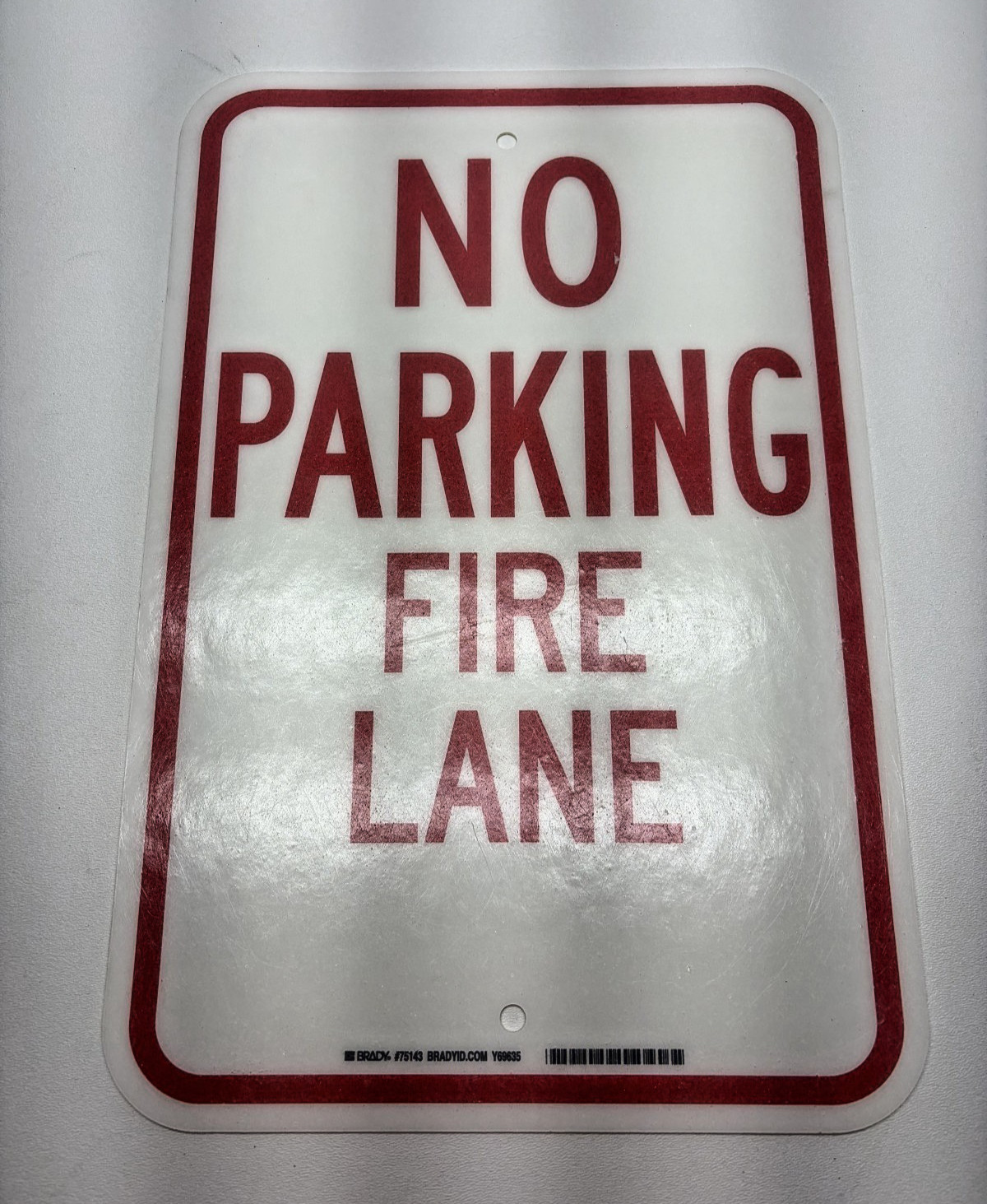 No Parking Fire Lane Signs 18 In x 12 In *Read Description*
