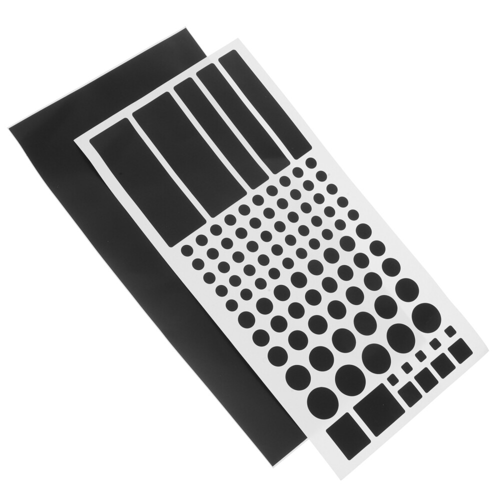 2 Sheets LED Light Shielding Sticker Dimming Tape Blocking Stickers Router Tv