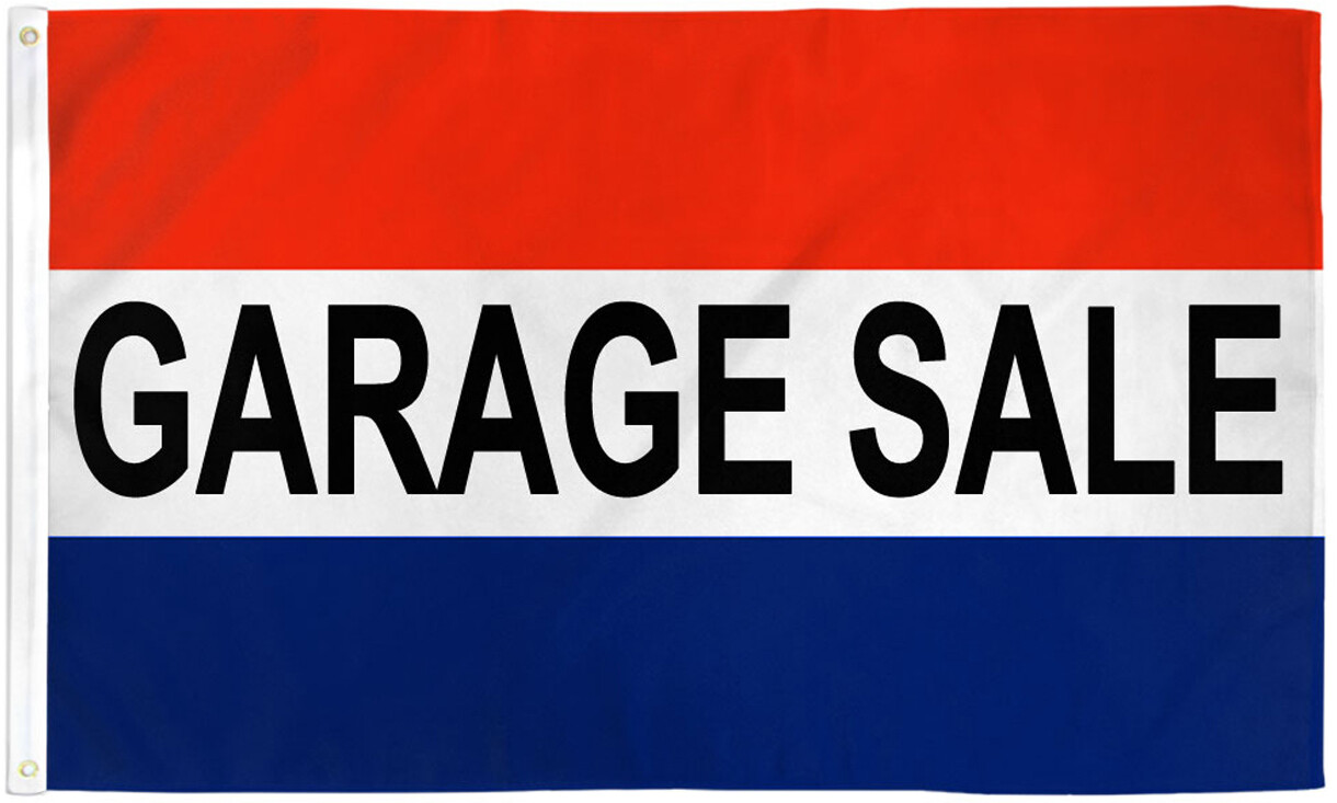 Garage Sale Flag 3x5ft Garage Sale Banner Sign Yard Sale Rummage Sale Here