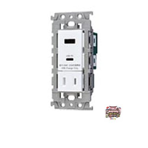 NEW Panasonic 18W USB-A/C 2-Port Built-in Charging Outlet with Cover Matte